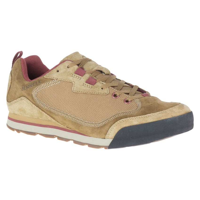 Basket Merrell Burnt Rock Travel Suede Marron Clair Homme | T.Q.DJXF